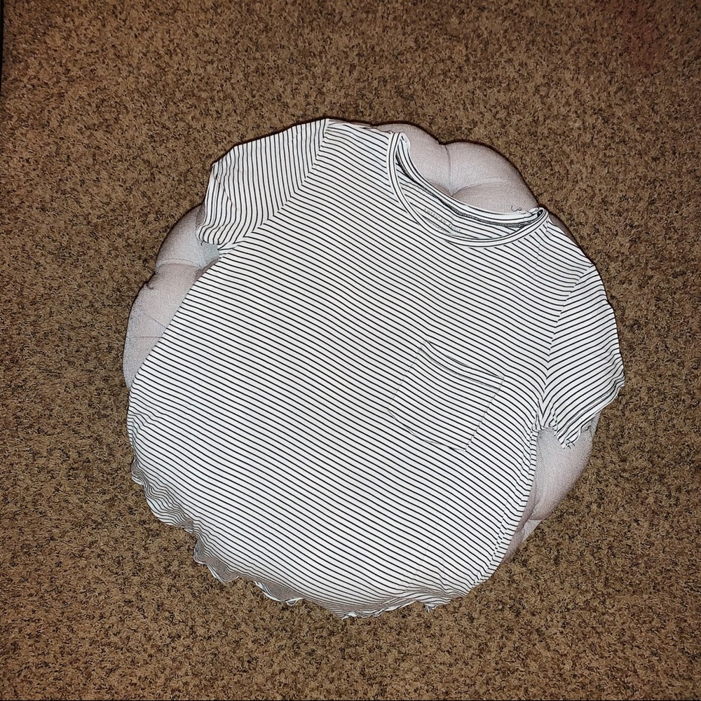 AEO | women’s striped tee with pocket - Picture 5 of 5